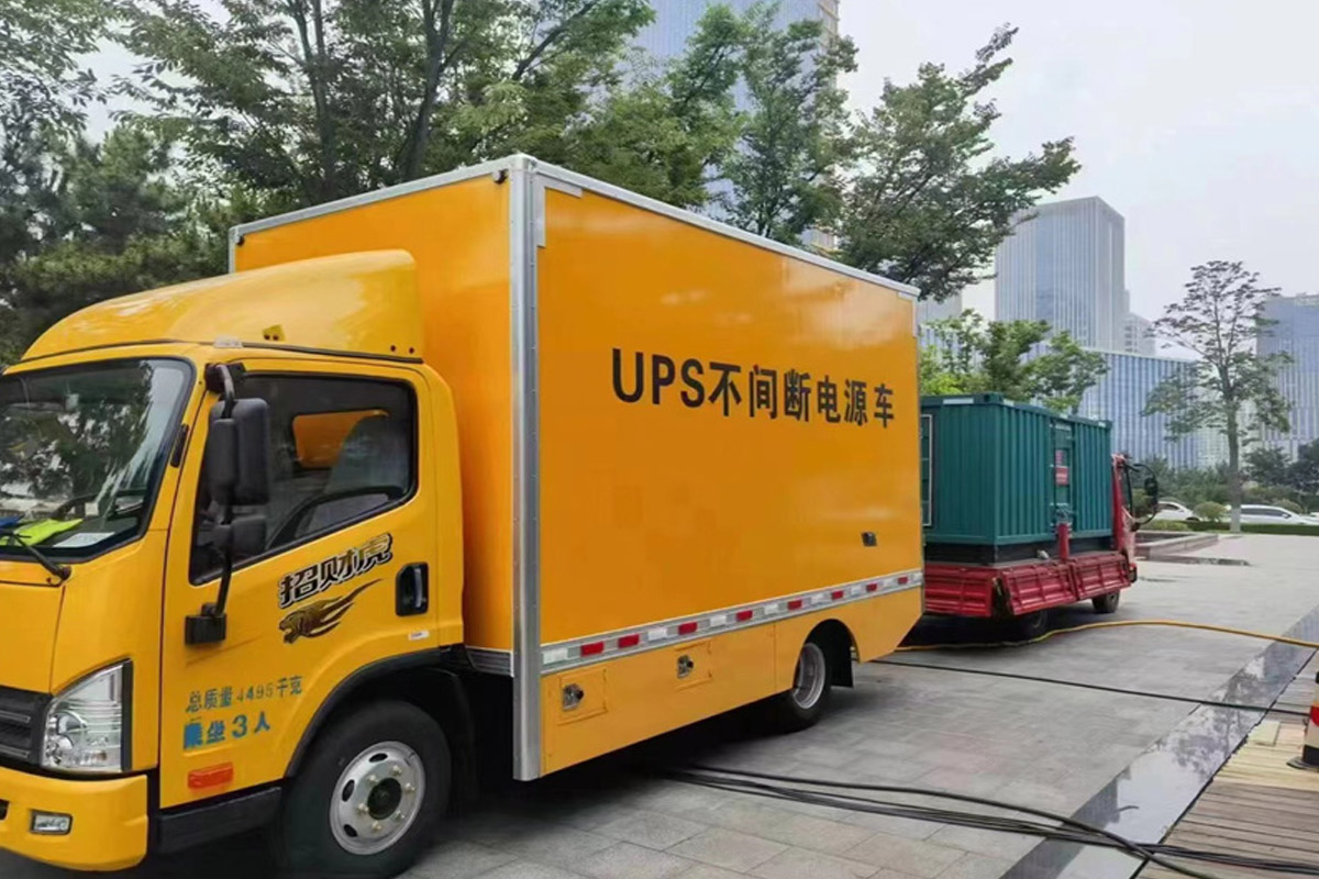 凯里发电机租赁施工现场